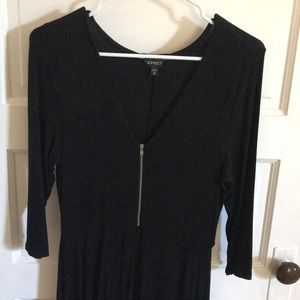 Black zipper Express dress